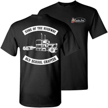 Load image into Gallery viewer, Sons Of The Highway Old School Chapter Old School Trucker Shirts