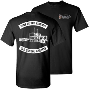 Sons Of The Highway Old School Chapter Old School Trucker Shirts