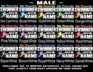 My Favorite Swimmer Calls Me Samples male