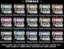Load image into Gallery viewer, My Favorite Tennis Player Calls Me Dad Proud Tennis Dad Shirt