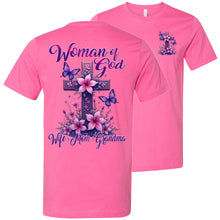 Load image into Gallery viewer, Chistian Grandma Shirt - Woman Of God Wife Mom Grandma Charity Pink