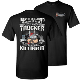 Grumpy Old Trucker Funny Truck T Shirts
