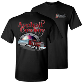 Asphalt Cowboy Bull Hauler T Shirts