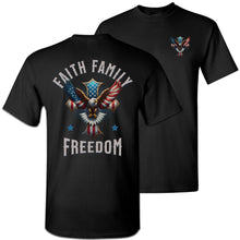 Load image into Gallery viewer, Faith Family Freedom T-shirt