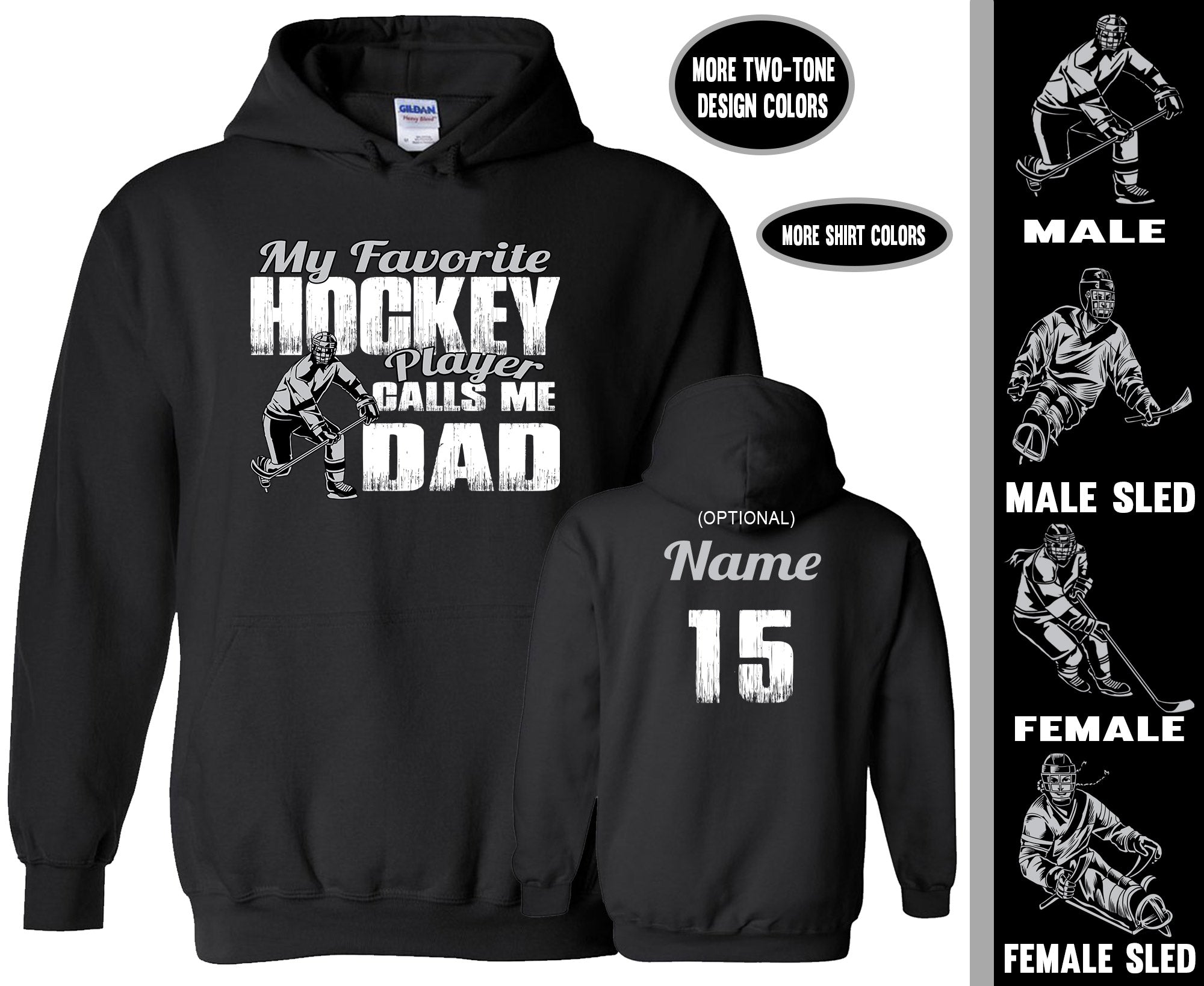 Hockey dad sales hoodie