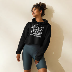 Funny Cheer Backspot Cropped Cheerleader Hoodie 6