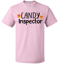 Load image into Gallery viewer, Candy Inspector Funny Halloween Shirts pink