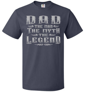 Dad The Man The Myth The Legend T-Shirt navy