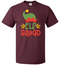 Load image into Gallery viewer, Elf Squad Christmas Shirts FOL maroon