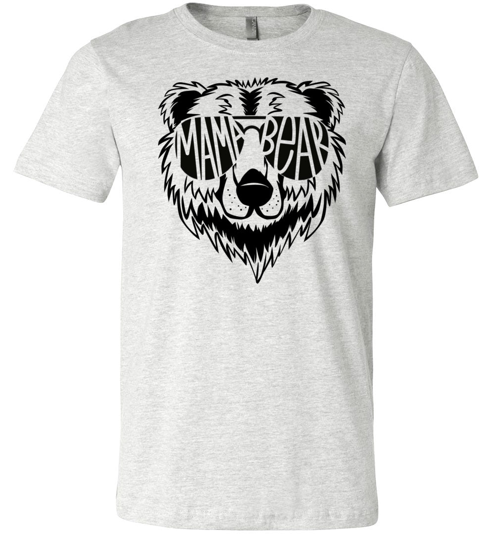 Mama Bear Shirt, Graphic mama bear shirts, ash