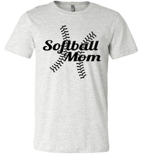 Load image into Gallery viewer, Softball Mom Shirts ash