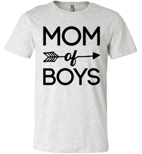 Mom Of Boys T-Shirt | Mom Of Boys Gifts ash