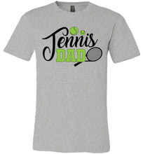 Load image into Gallery viewer, Tennis Dad T Shirt | Tennis Dad Gifts athletic heather
