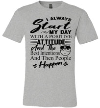 Load image into Gallery viewer, People Happen Funny T Shirts athletic heather