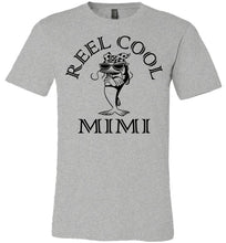 Load image into Gallery viewer, Reel Cool Mimi Fishing Mimi T Shirt gray