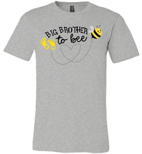 Load image into Gallery viewer, Big Brother To Bee New Big Brother Shirt adult &amp; youth grey