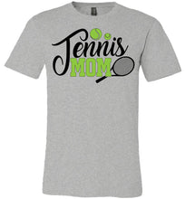 Load image into Gallery viewer, Tennis Mom T shirt | Tennis Mom Gifts  athletic grey