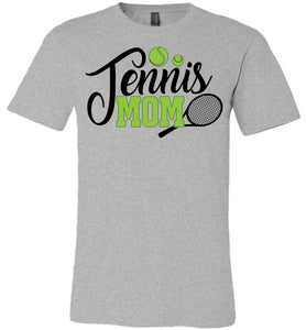 Tennis Mom T shirt | Tennis Mom Gifts  athletic grey