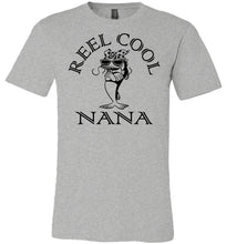 Load image into Gallery viewer, Reel Cool Nana Fishing T-Shirts gray