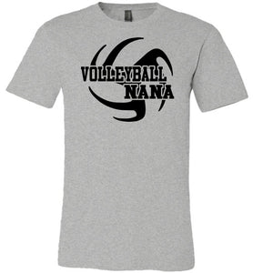 Volleyball Nana T Shirt gray