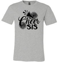 Load image into Gallery viewer, Cheer Sis Cheer Sister Shirt unisex sports gray