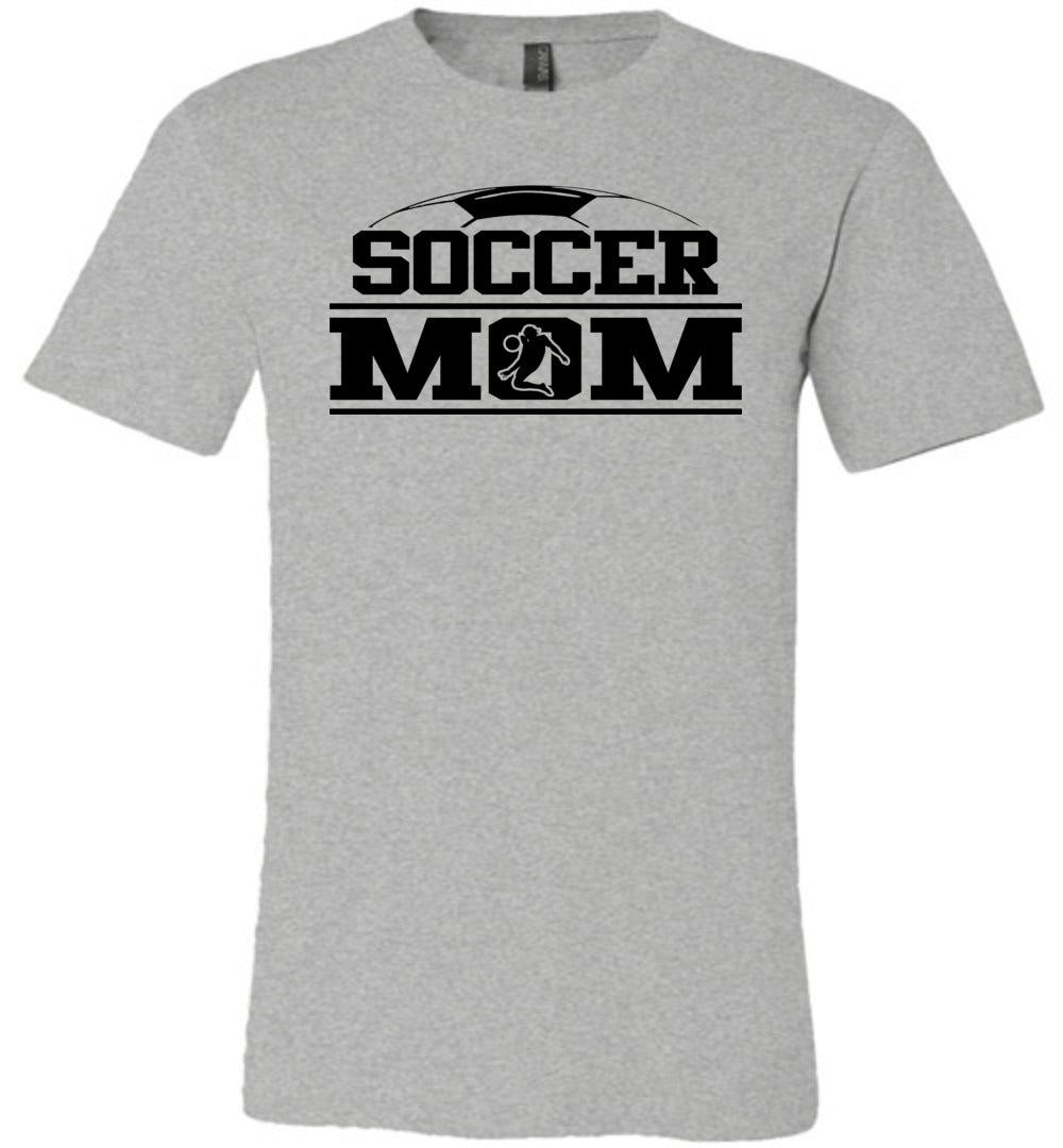 Soccer Mom T Shirt grey