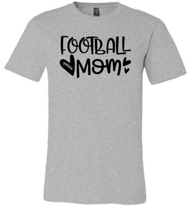 Football Mom Shirts | Football Mom Gifts sports gray