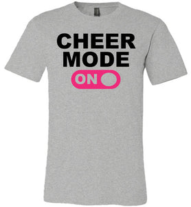 Cheer Mode On Cheer Shirts unisex sports gray