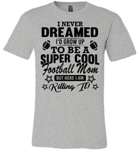 Load image into Gallery viewer, Super Cool Football Mom Shirts athletic heather
