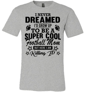 Super Cool Football Mom Shirts athletic heather