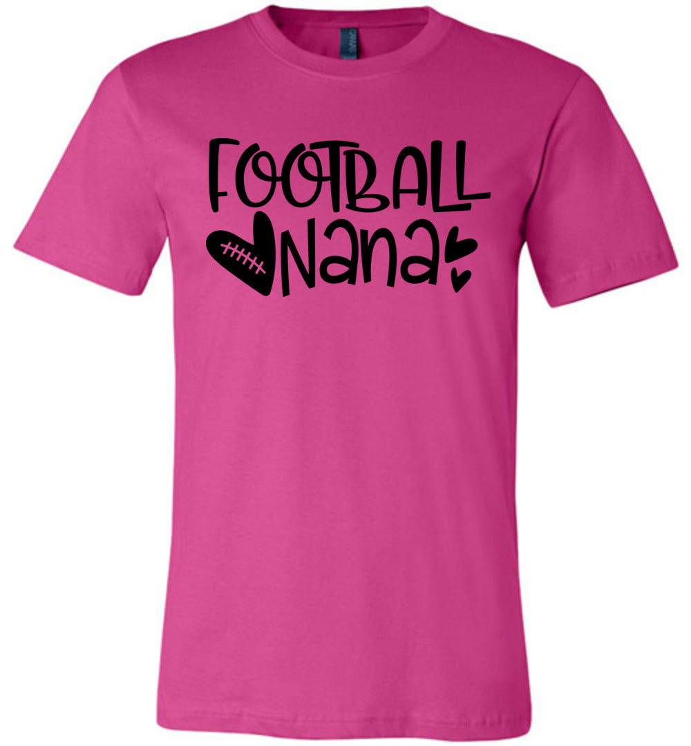 Football Nana Shirt berry