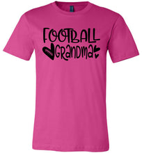 Load image into Gallery viewer, Football Grandma Shirts berry