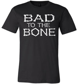 Bad To The Bone Halloween T-Shirt black