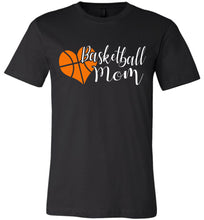 Load image into Gallery viewer, Basketball Mom T Shirts unisex black