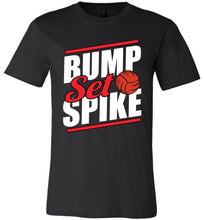 Load image into Gallery viewer, Bump Set Spike Volleyball Shirts black