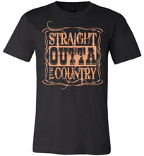 Load image into Gallery viewer, Straight Outta The Country T-Shirt canvas crew