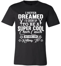 Load image into Gallery viewer, Super Cool Cheer Coach Shirts, Cheer Coach Gifts, Funny Cheer Coach Shirts black
