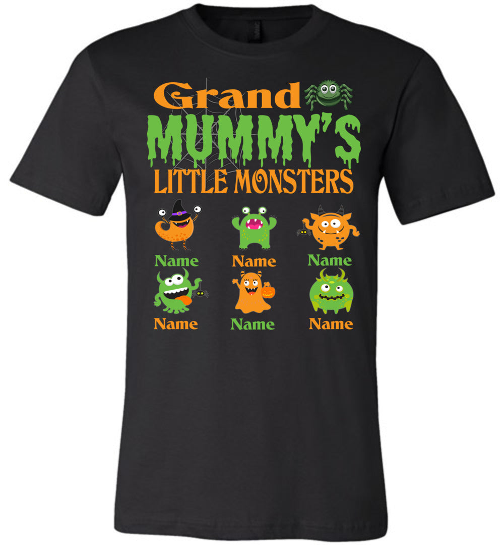 Grand Mummy's Little Monsters Grandma Halloween Shirt – That's A