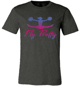Fly Pretty Cheer Flyer Shirts dark heather
