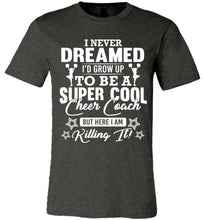 Load image into Gallery viewer, Super Cool Cheer Coach Shirts, Cheer Coach Gifts, Funny Cheer Coach Shirts dark heather