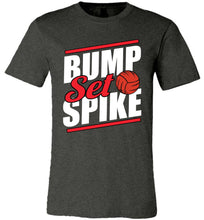 Load image into Gallery viewer, Bump Set Spike Volleyball Shirts dark gray