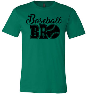 Baseball Bro Baseball  Brother Shirt green