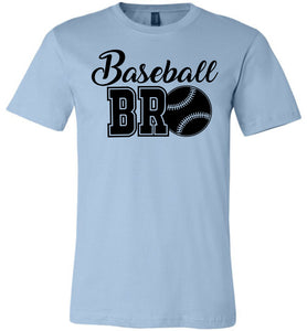 Baseball Bro Baseball Brother Shirt blue