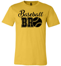 Load image into Gallery viewer, Baseball Bro Baseball  Brother Shirt yellow