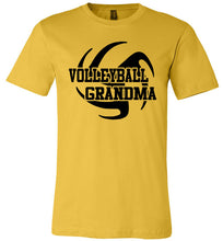 Load image into Gallery viewer, Volleyball Grandma T Shirts yellow