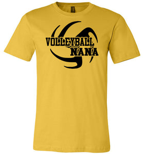 Volleyball Nana T Shirt yellow