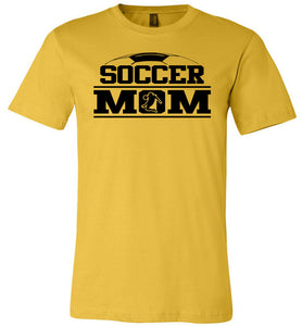 Soccer Mom T Shirt yellow