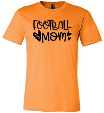 Load image into Gallery viewer, Football Mom Shirts | Football Mom Gifts orange