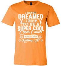 Load image into Gallery viewer, Super Cool Cheer Coach Shirts, Cheer Coach Gifts, Funny Cheer Coach Shirts orange
