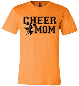 Cheer Mom T Shirts orange
